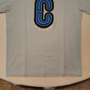 Coach Sky Blue Logo Tee